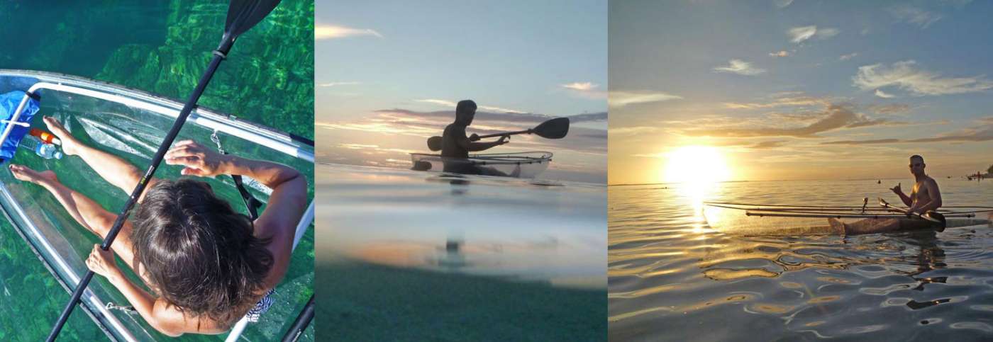 KAYAK TRANSPARENT Station balnéaire La Saline-les-Bains 974