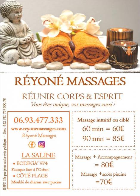 REYONÉ MASSAGE La Saline-les-Bains 974