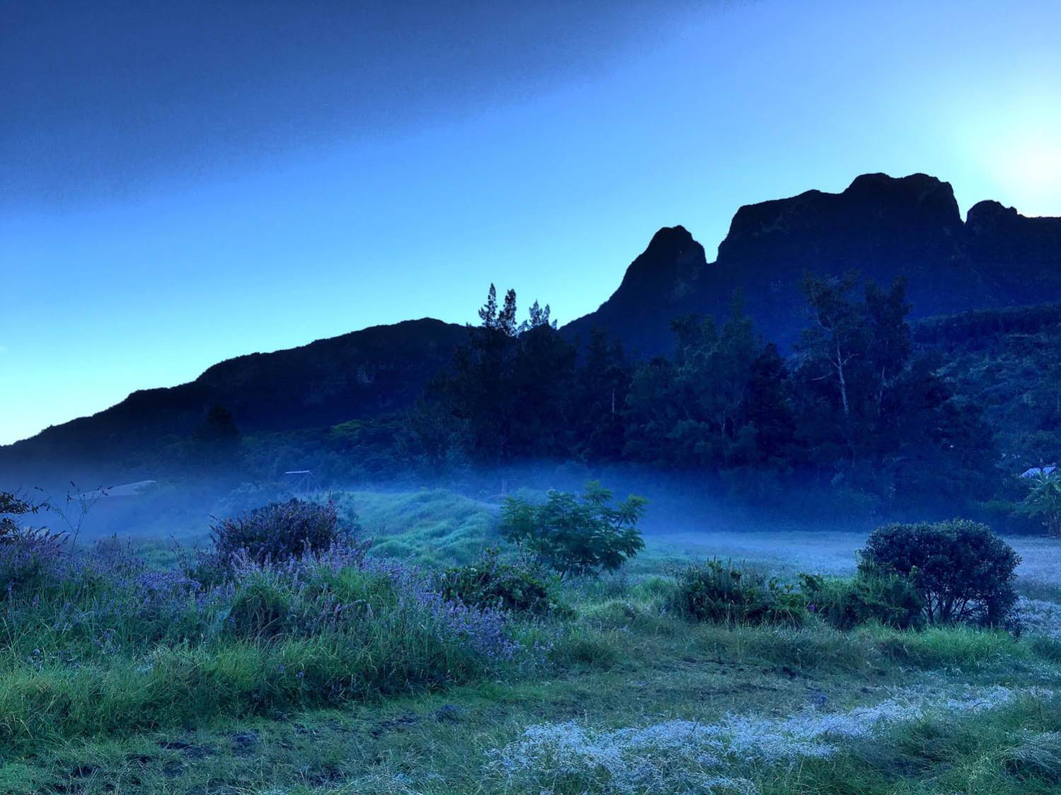 L'ILET CIMENDAL OU L'ILET CERNEAU DANS LE CIRQUE DE MAFATE DE LA RÉUNION 974