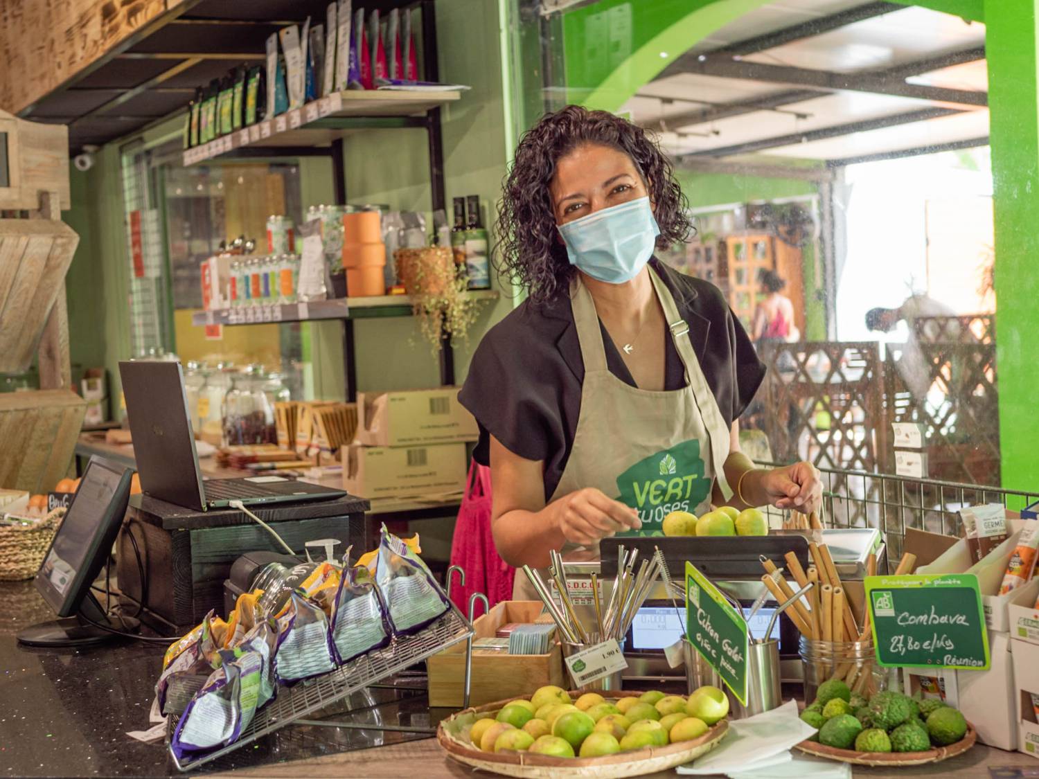 Vert tu oses : épicerie et restaurant écoresponsables à La Saline les Bains