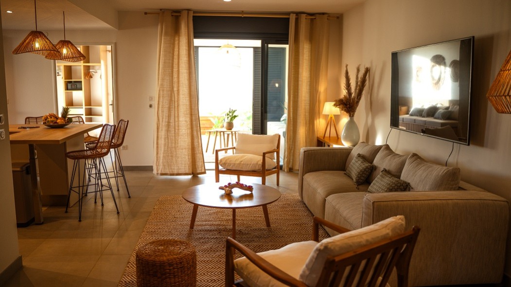 APPARTEMENT LA PALMERAIE SUR L'OCÉAN**** Saline les bains 974