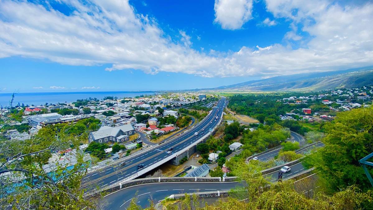 Les villes de l'ouest de la réunion