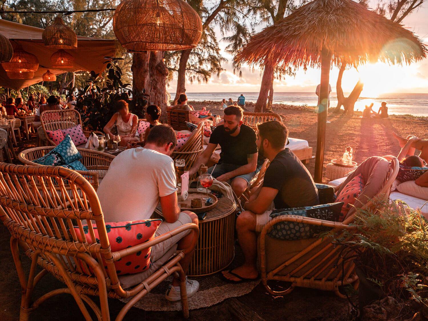 les restaurants de plage  Office de Tourisme de l'Ouest 974