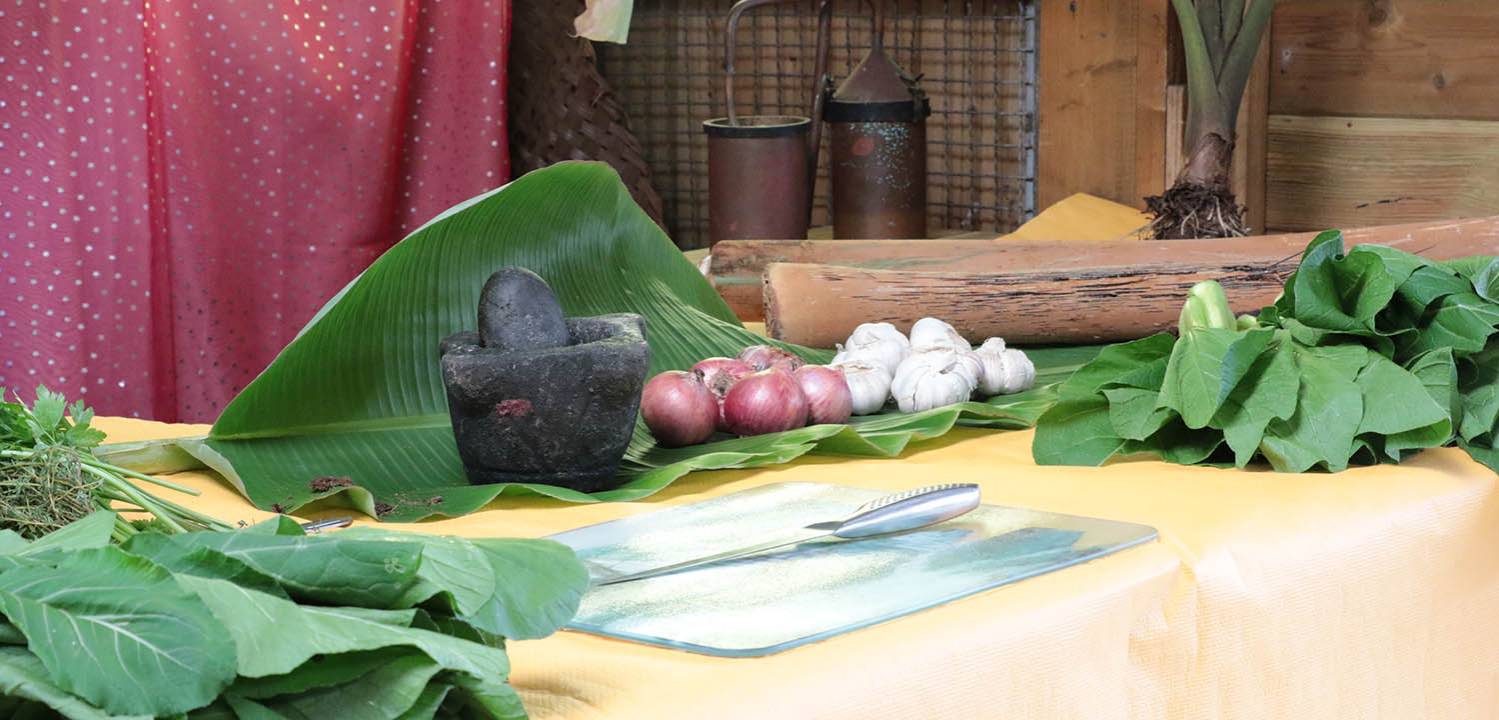 pilon, ail, oignons, brèdes .. les éléments indispensables pour concocter de bons plats réunionnais