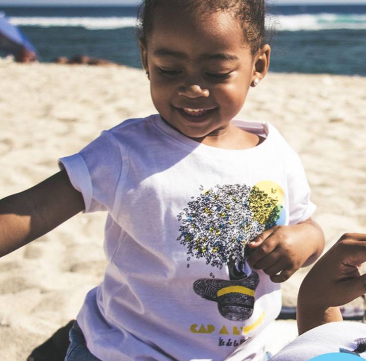 Boutique Ouest La Réunion Cap à l'Ouest T-Shirt Enfant