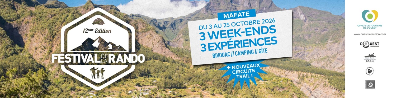 Logo du Festival de la Rando à l'ile de La Réunion