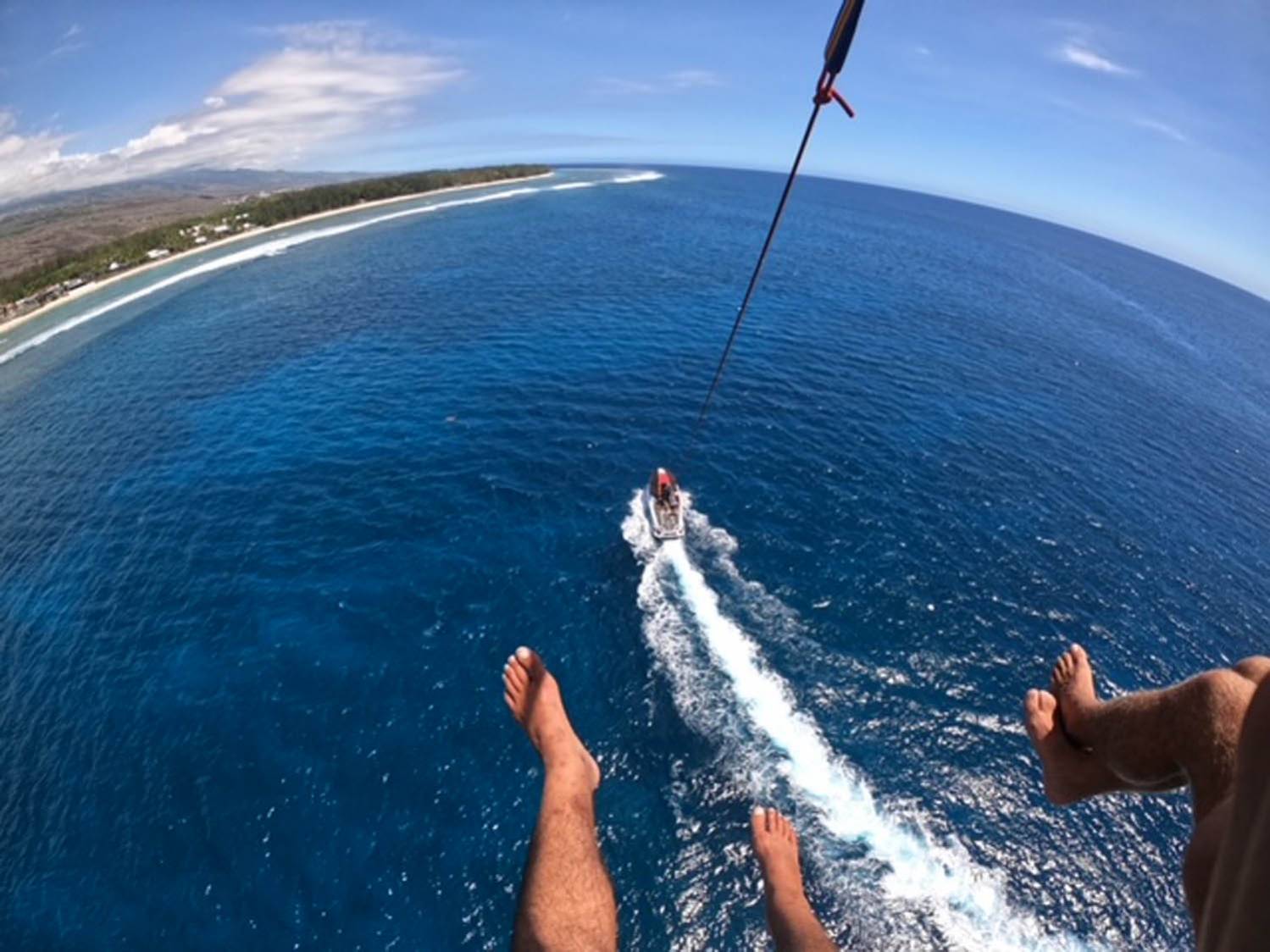 Parachute ascensionnel saint gilles reunion 974