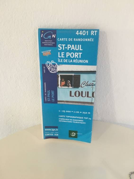 Carte IGN 4401 Saint-Paul / Le Port