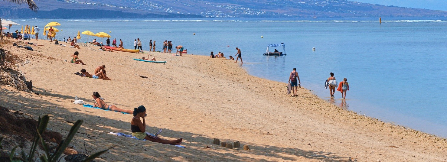 La plage de Trou d'Eau - ile de La Réunion