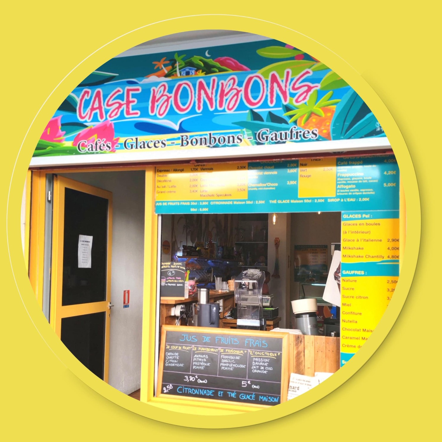 SNACK BAR CASE BONBONS Saint-Gilles les bains 974