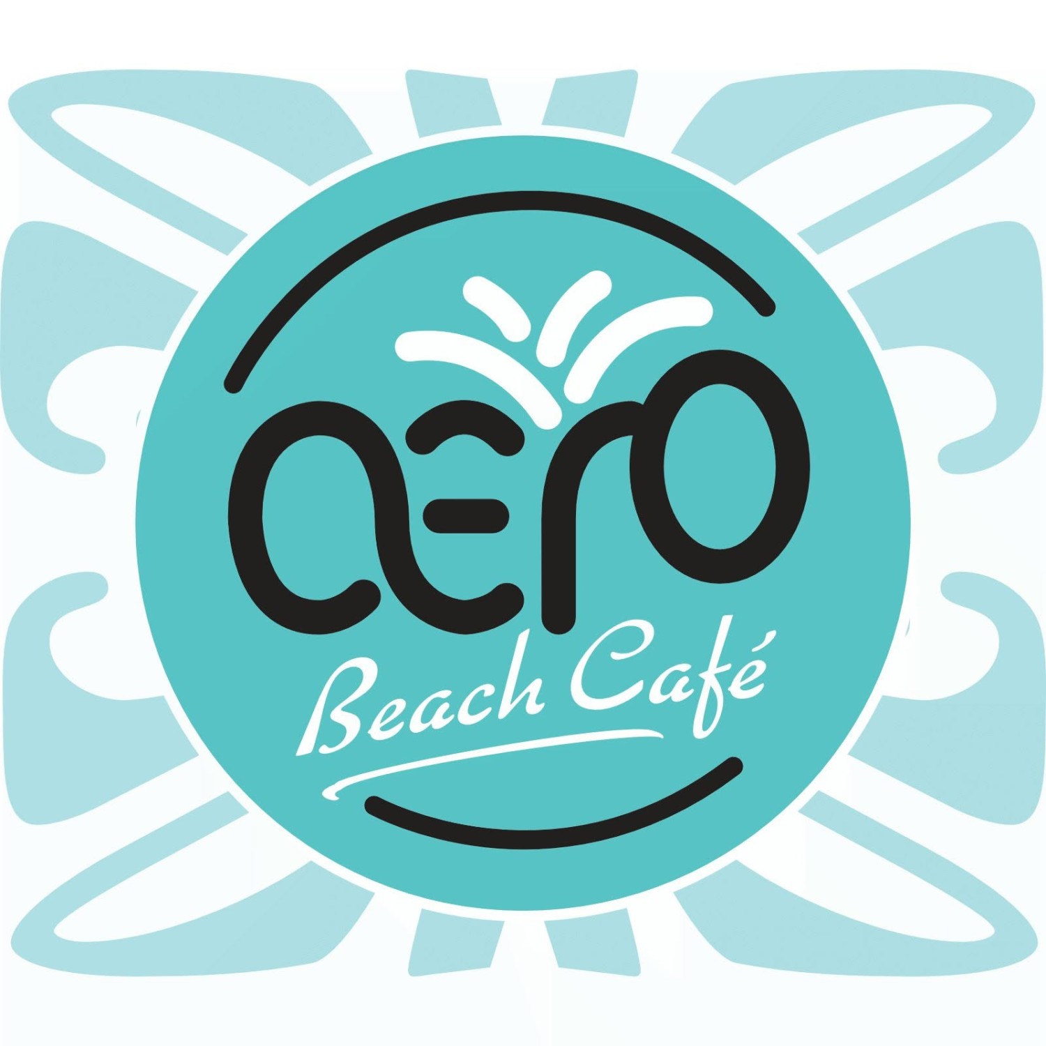 Terrasse arborée de l'Aero Beach Café à Saint-Paul, restaurant convivial de l'Ouest de La Réunion