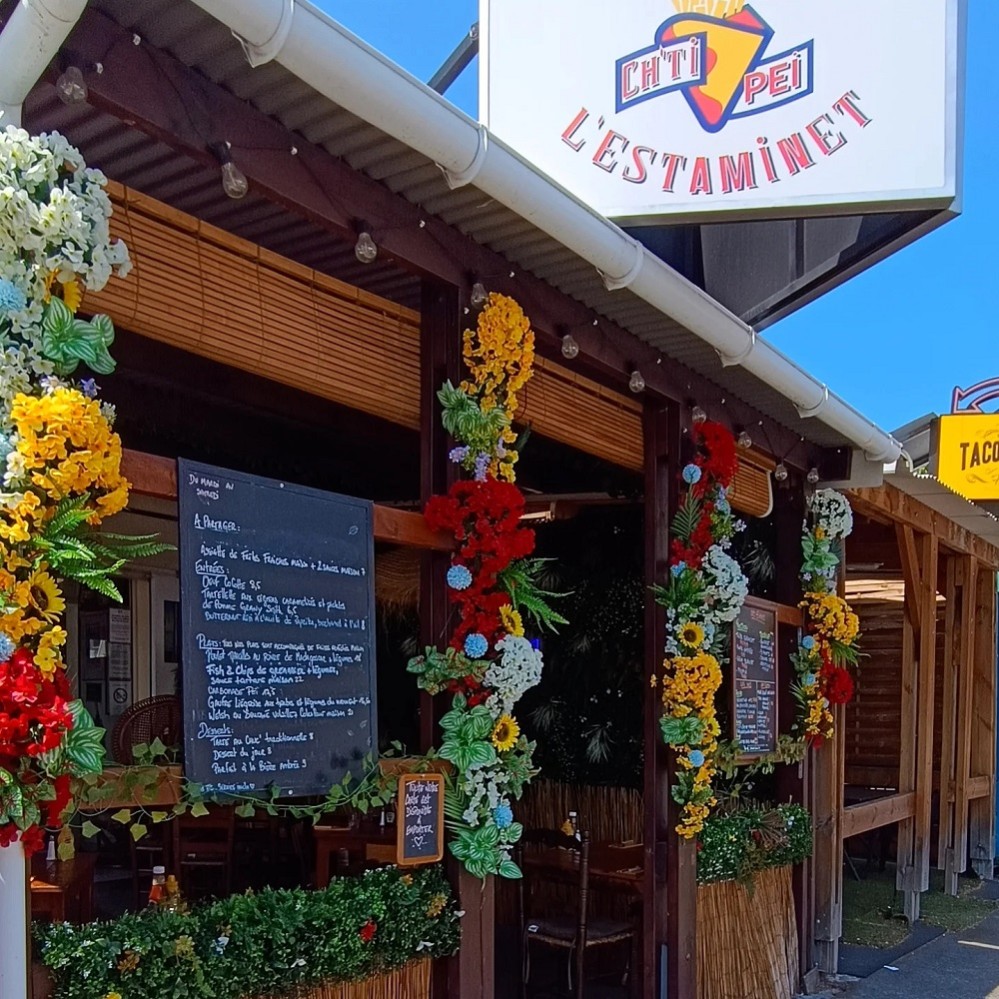 Restaurant Chti Péi  L'Estaminet à Saint-Leu, cuisine bistronomique aux influences nordistes et réunionnaises
