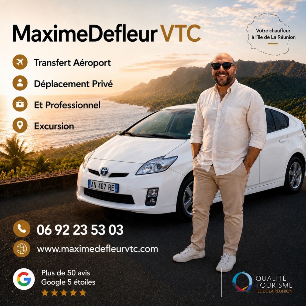 MAXIMEDEFLEUR VTC Saint-Paul 974