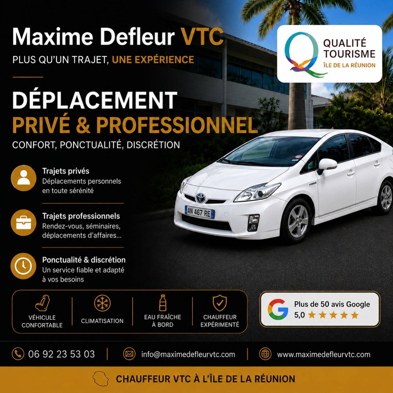 MAXIMEDEFLEUR VTC Saint-Paul 974