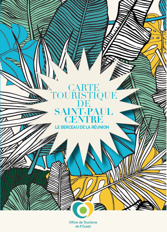 Carte touristique de Saint-Paul centre - 2022
