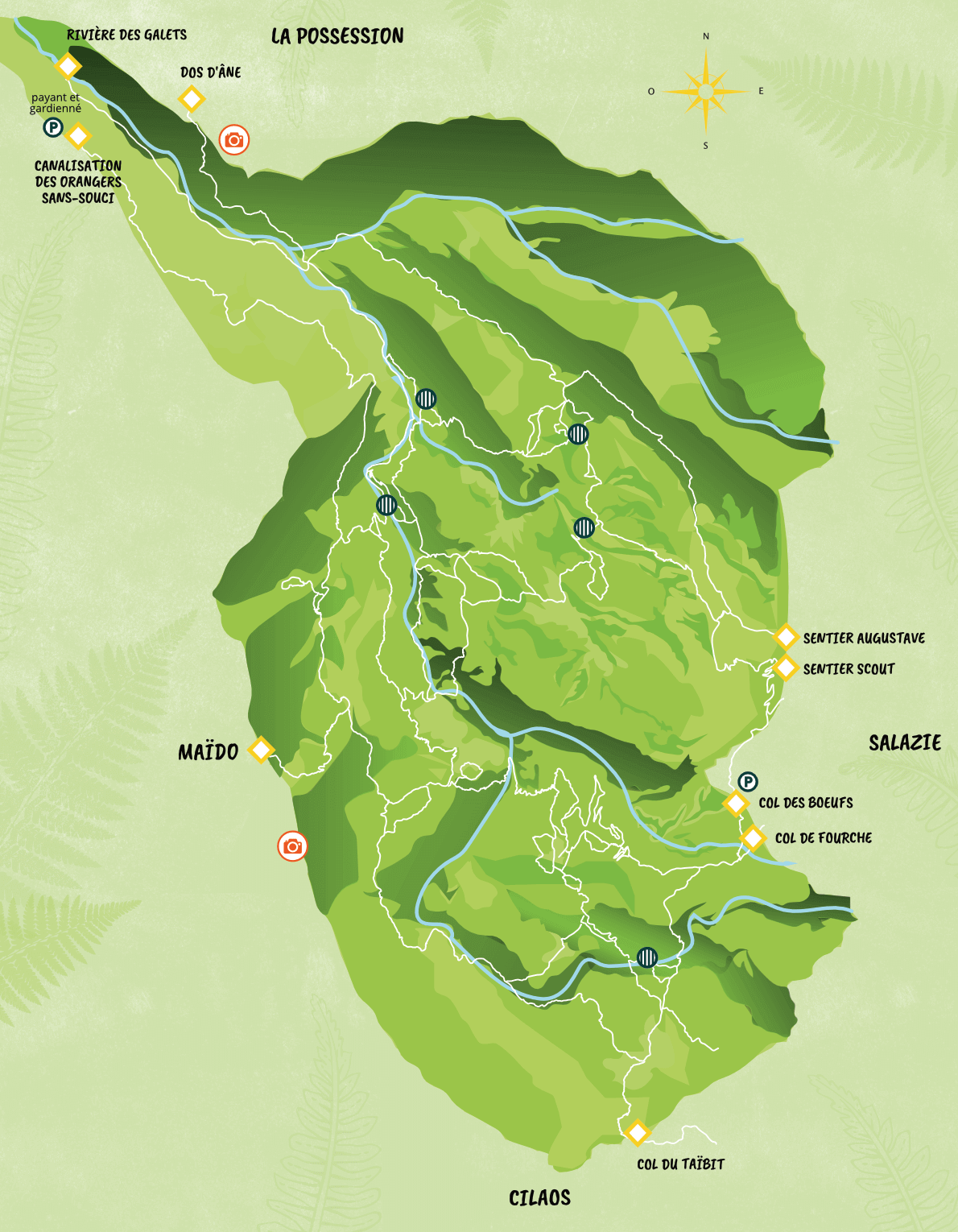 Carte de Mafate