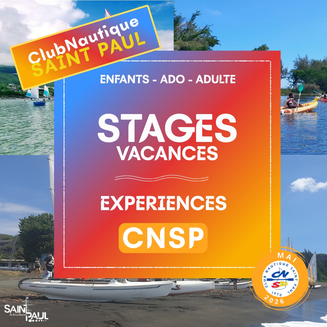 STAGES NAUTIQUES CLUB NAUTIQUE DE SAINT-PAUL 