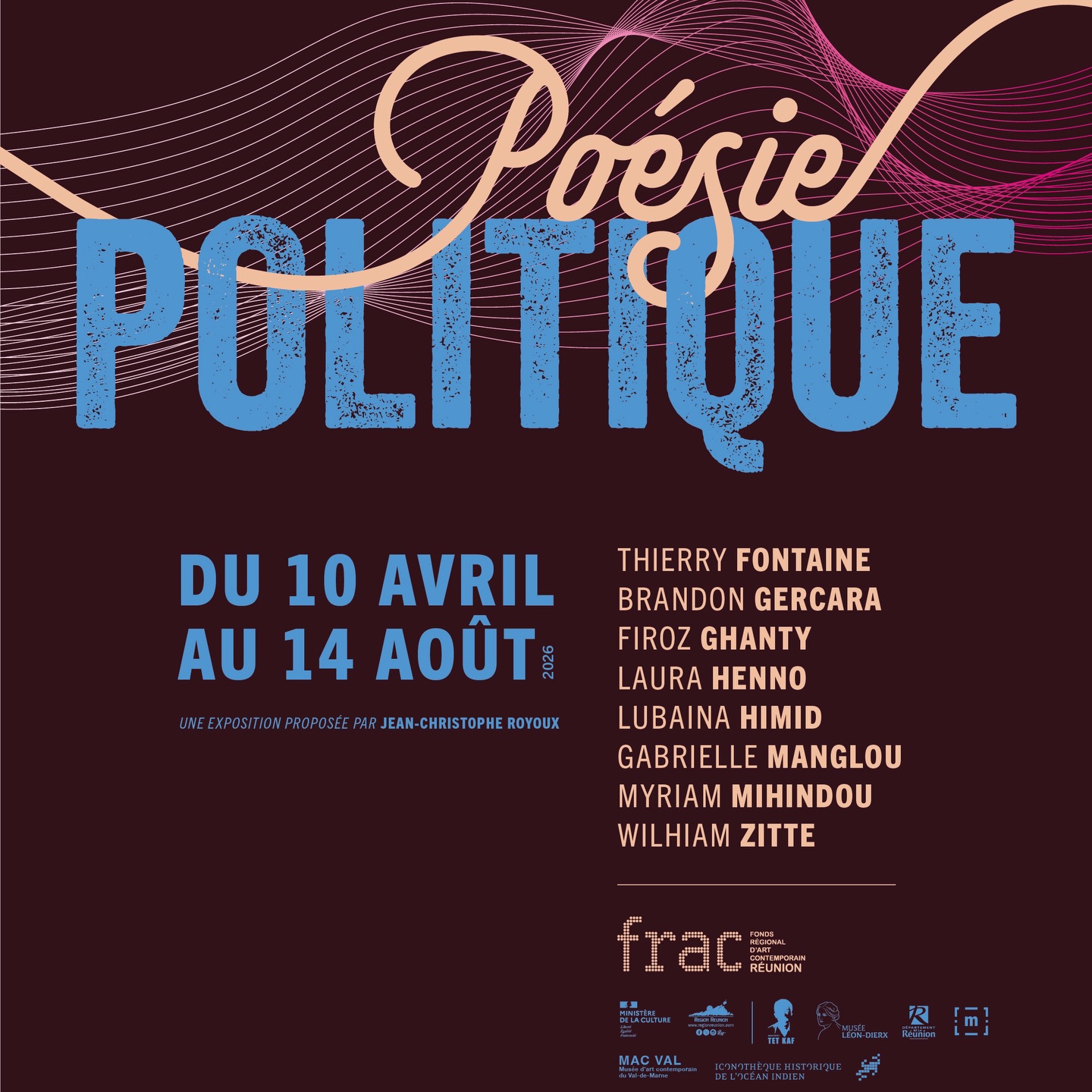 EXPOSITION POESIE POLITIQUE A LA FRAC