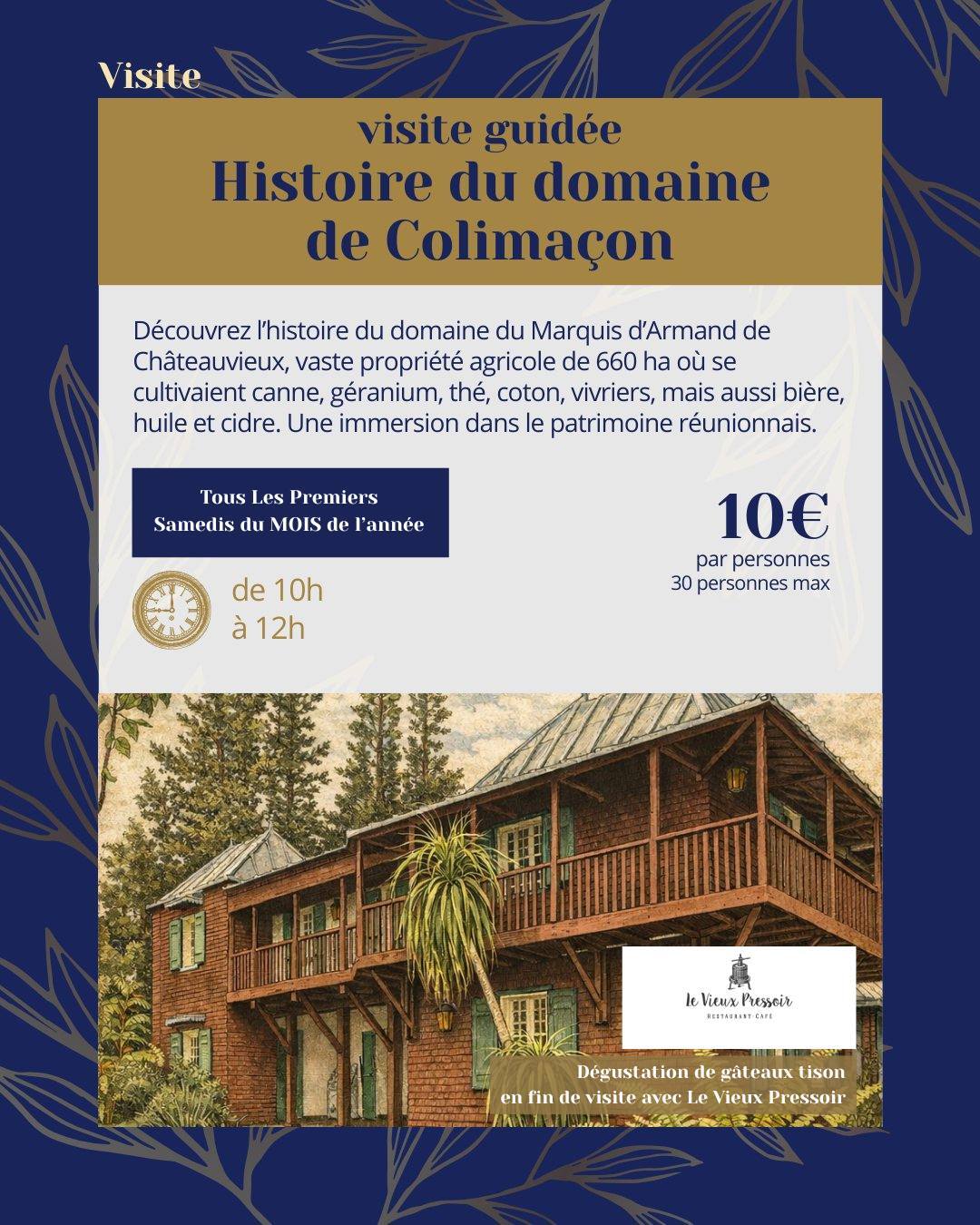 VISITE GUIDEE DU DOMAINE DE COLIMACON