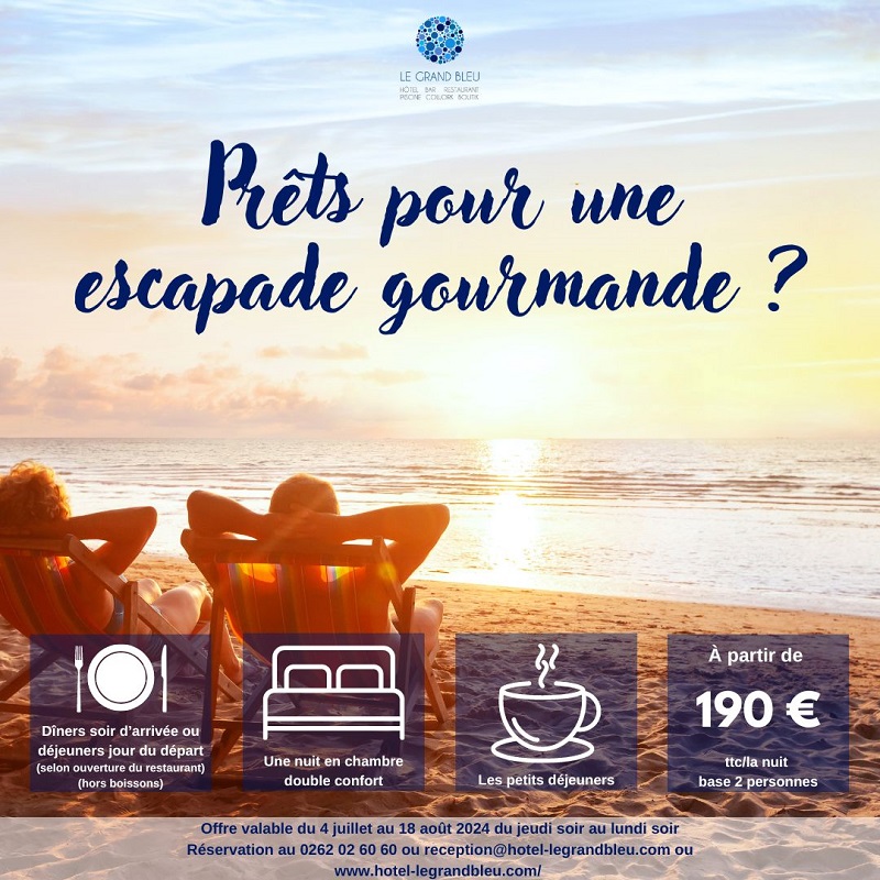 HOTEL LE GRAND BLEU : OFFRE DES VACANCES 