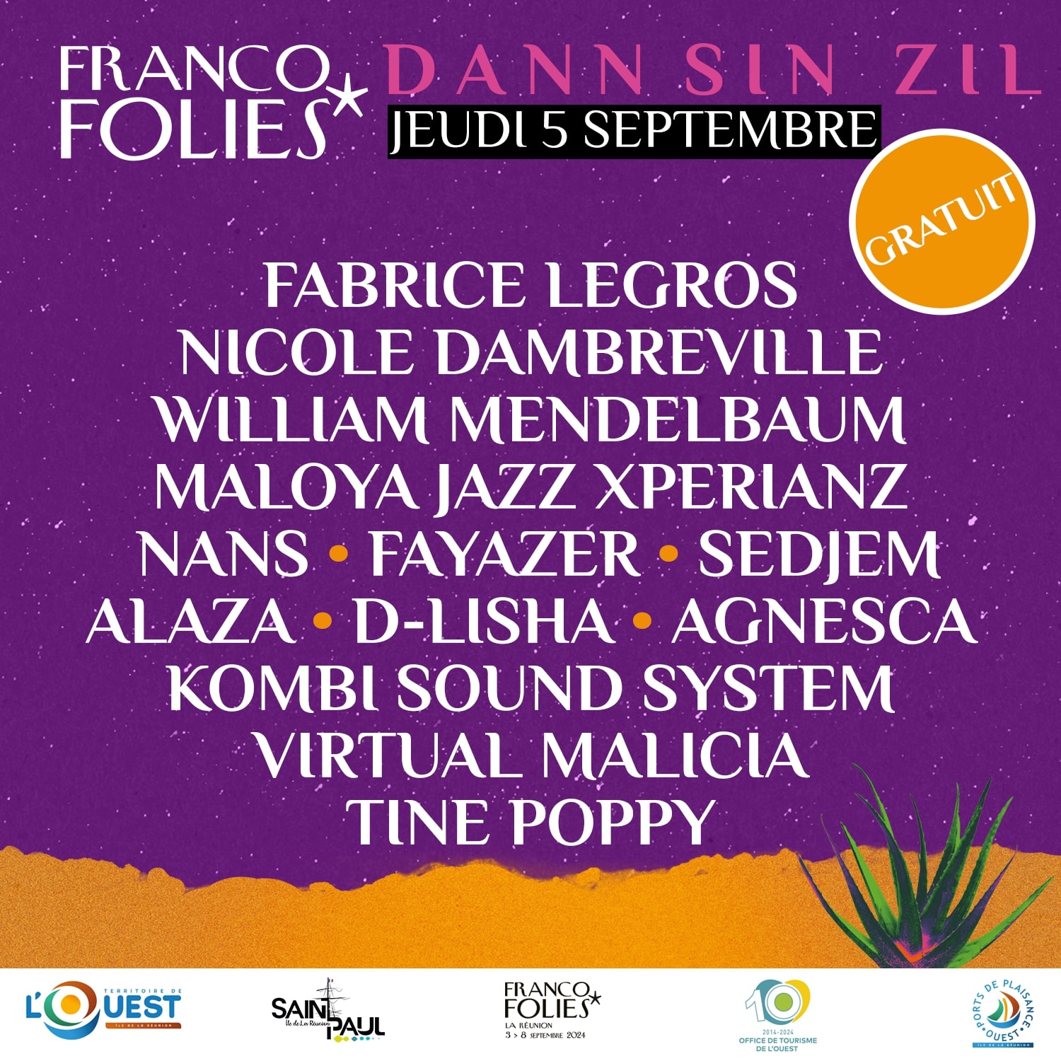 LES FRANCOFOLIES DANN SIN ZIL