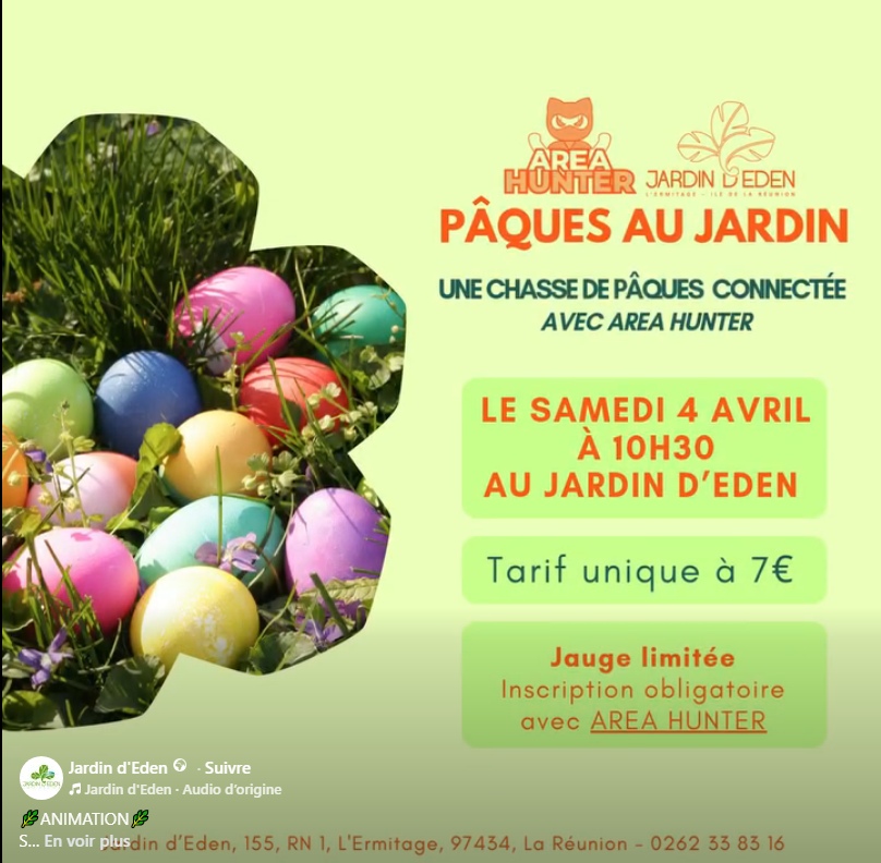 PAQUES AU JARDIN D'EDEN