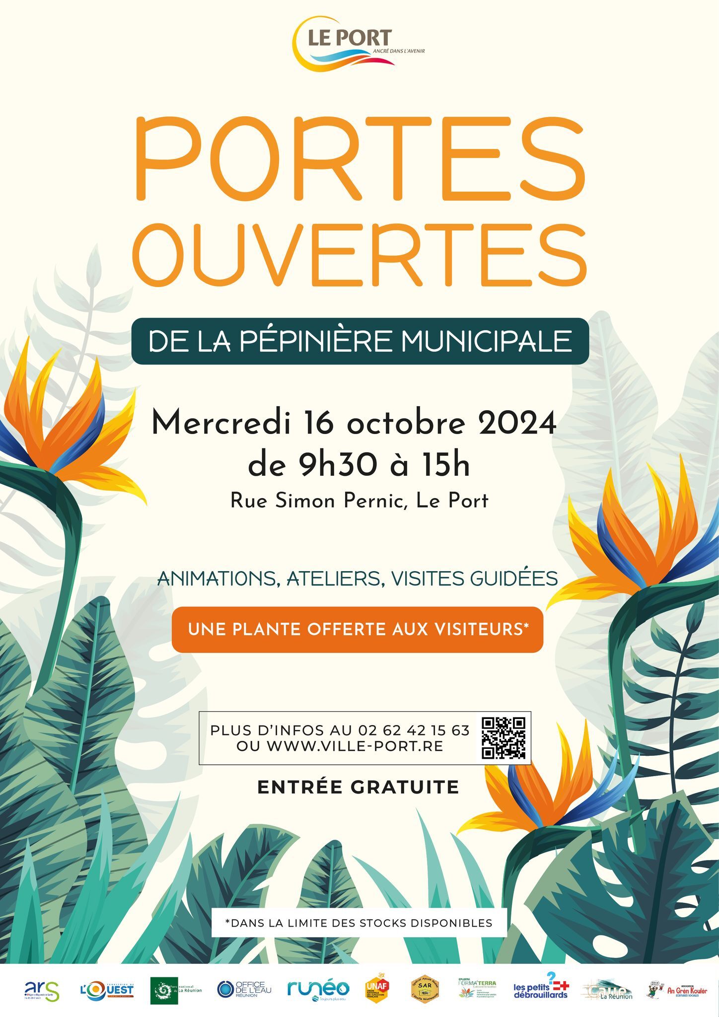 JOURNÉE PORTES OUVERTES À LA PÉPINIÈRE DU PORT