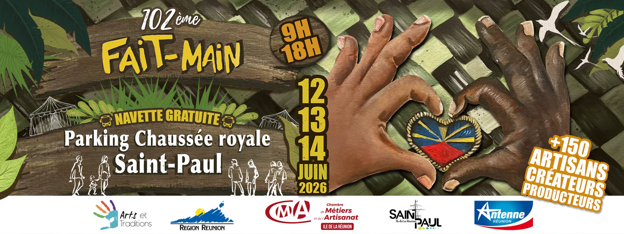 102eme ÉDITION DU FAIT-MAIN A ST PAUL