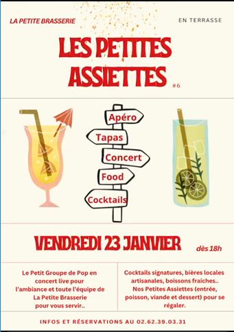 SOIRÉE LES PETITES ASSIETTES À LA PETITE BRASSERIE