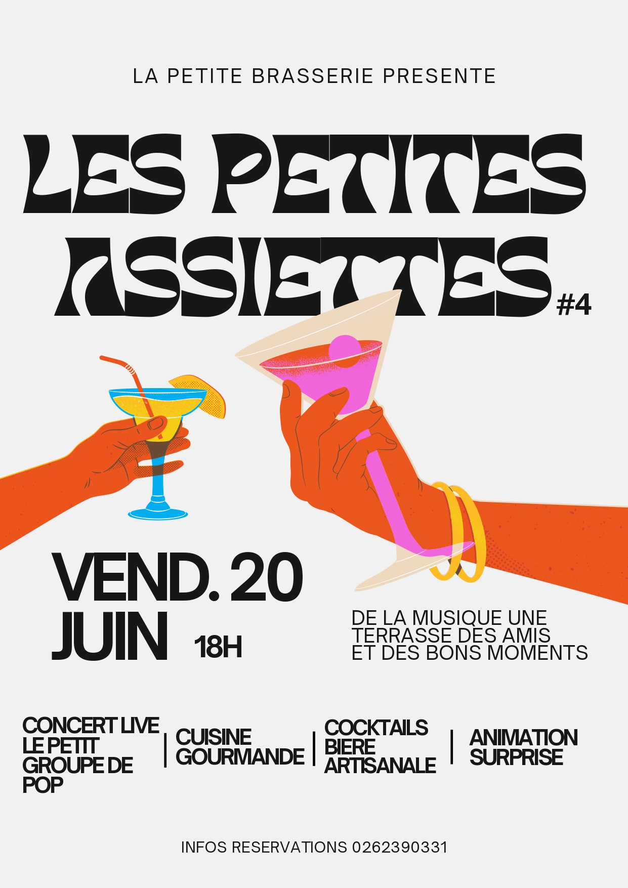 SOIRÉE LES PETITES ASSIETTES À LA PETITE BRASSERIE