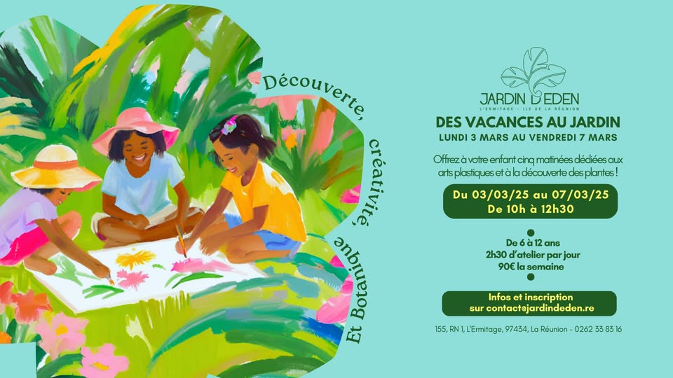 VACANCES AU JARDIN D'EDEN