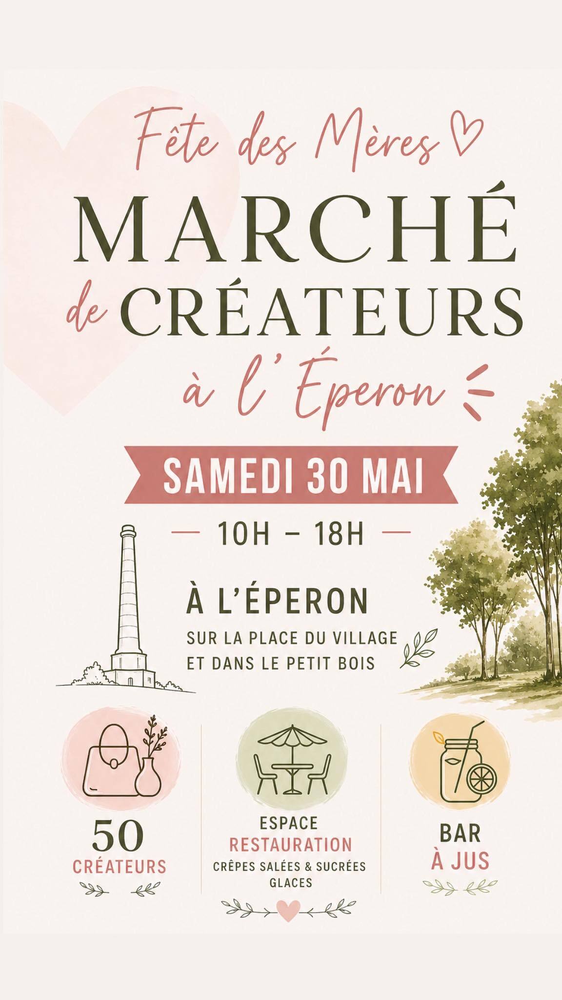 MARCHÉ DE LA FÊTE DES MÈRES A L'EPERON
