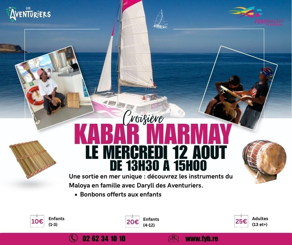 KABAR MARMAY SUR LE FESTIYACHT DE BOURBON