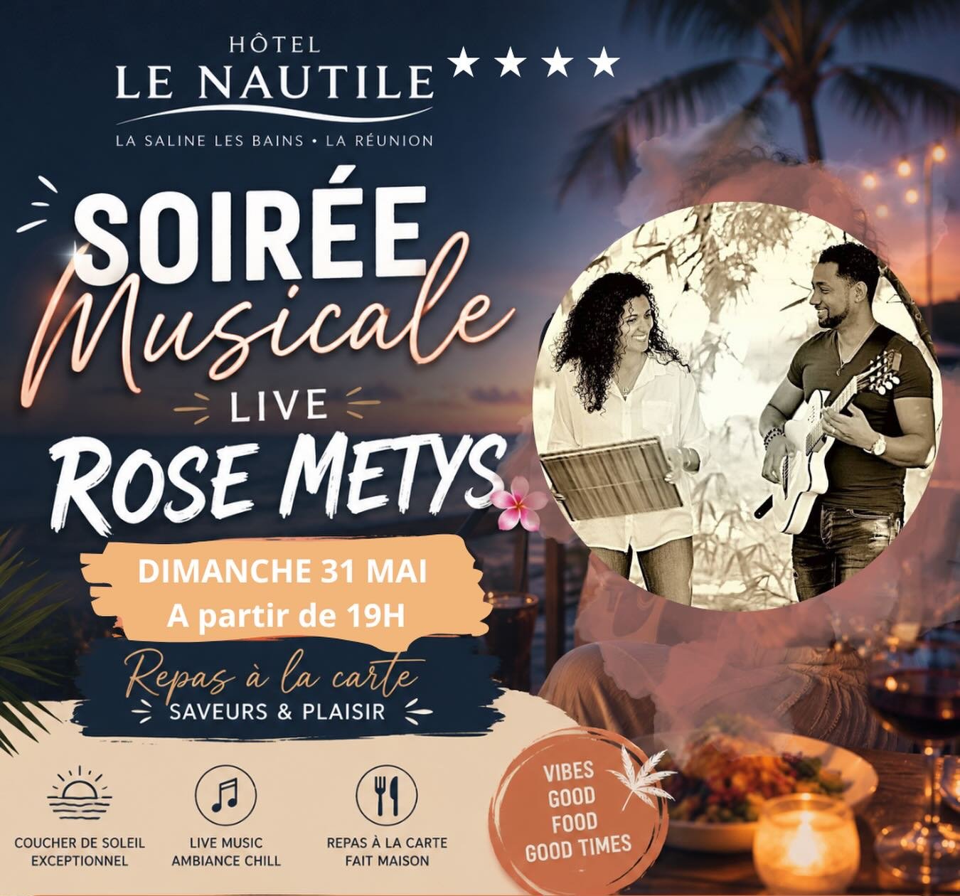 SOIRÉE MUSICALE À L'HÔTEL LE NAUTILE