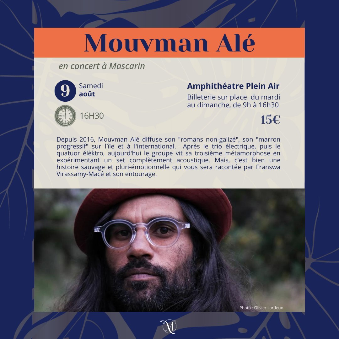 CONCERT MOUVMAN ALÉ AU JARDIN BOTANIQUE