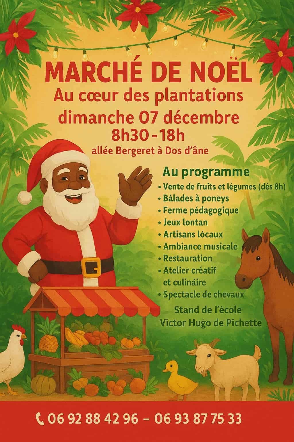 MARCHÉ DE NOËL À DOS D'ÂNE