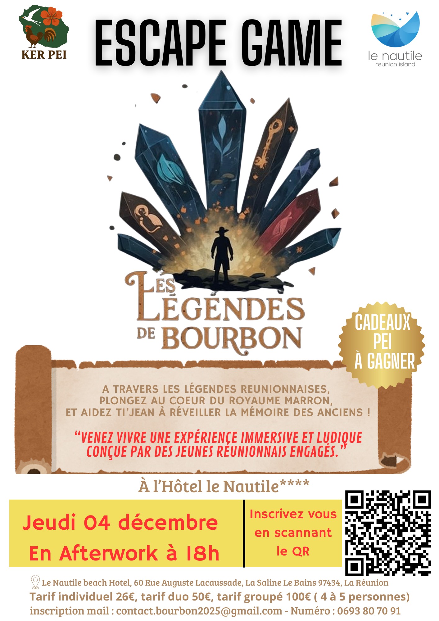 ESCAPE GAME AU NAUTILE***