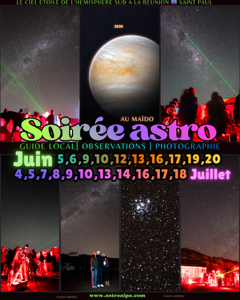 SOIRÉE ASTRONOMIE AU MAÏDO