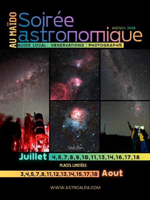 SOIRÉE ASTRONOMIE AU MAÏDO
