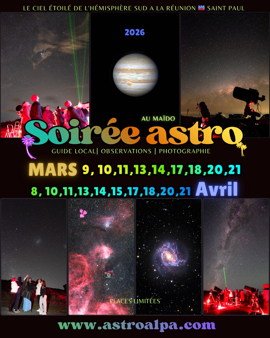 SOIRÉE ASTRONOMIE AU MAÏDO