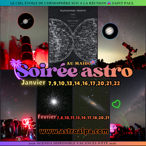 SOIRÉE ASTRONOMIQUE AU MAÏDO