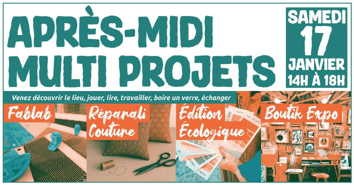 APRÈS MIDI MULTI PROJETS À LA RAFFINERIE
