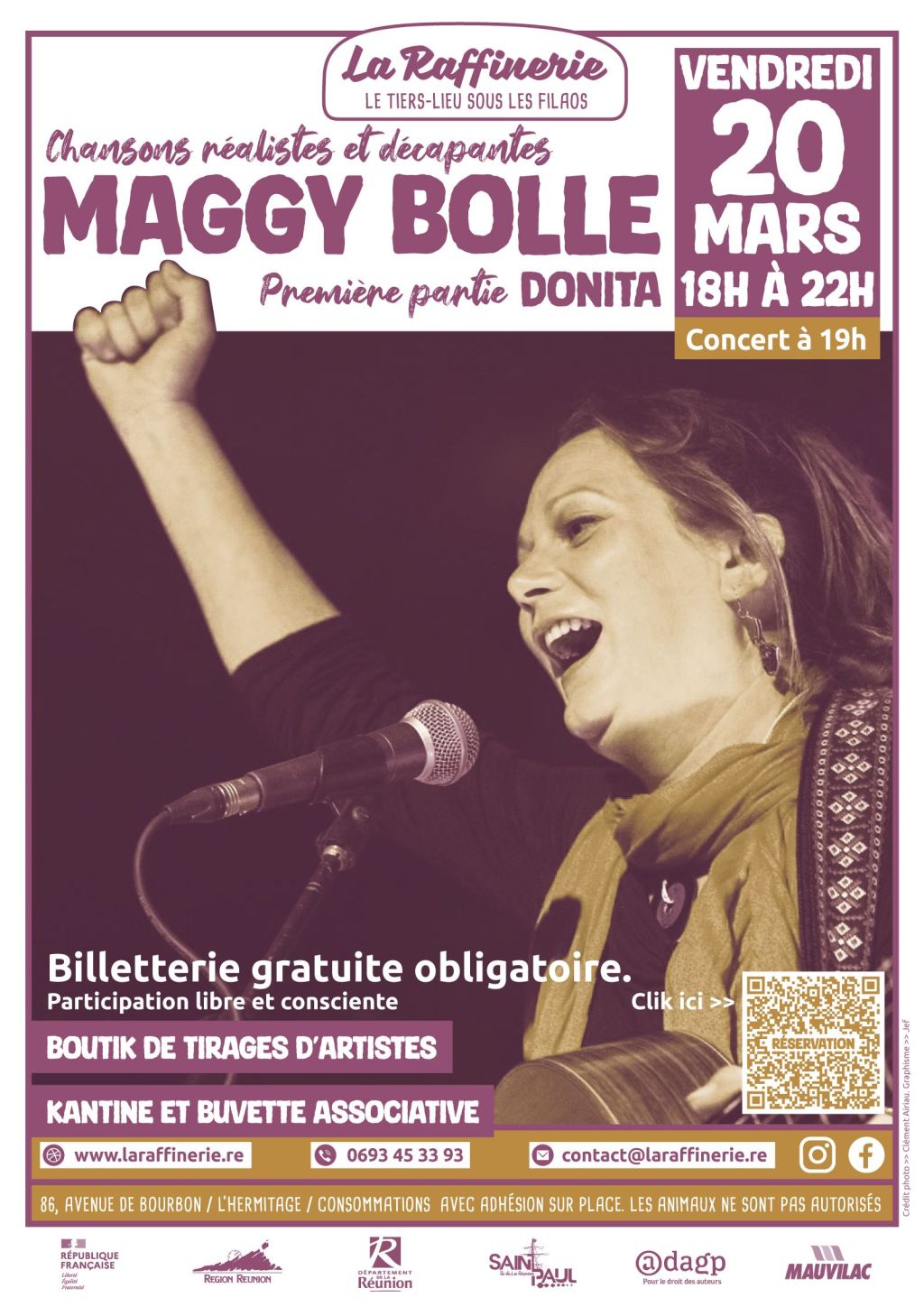 CONCERT DONITA ET MAGGY BOLLE A LA RAFFINERIE