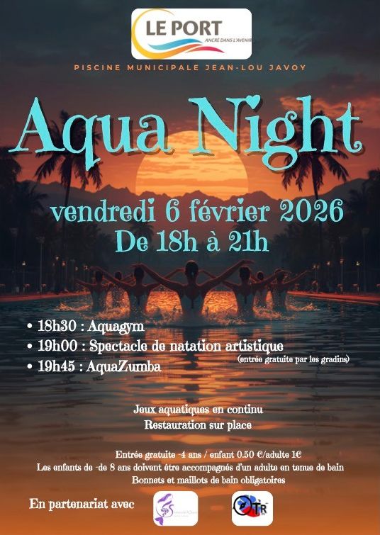 Aqua Night à la piscine du Port