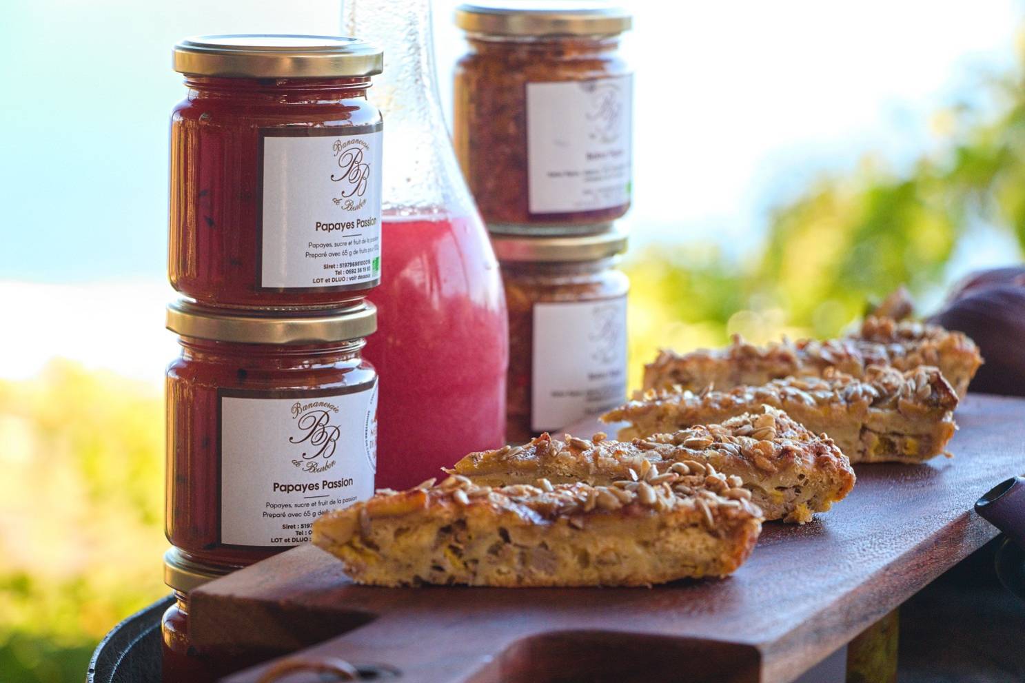 CHASSE AUX CONFITURES A LA BANANERAIE BIO DE BOURBON