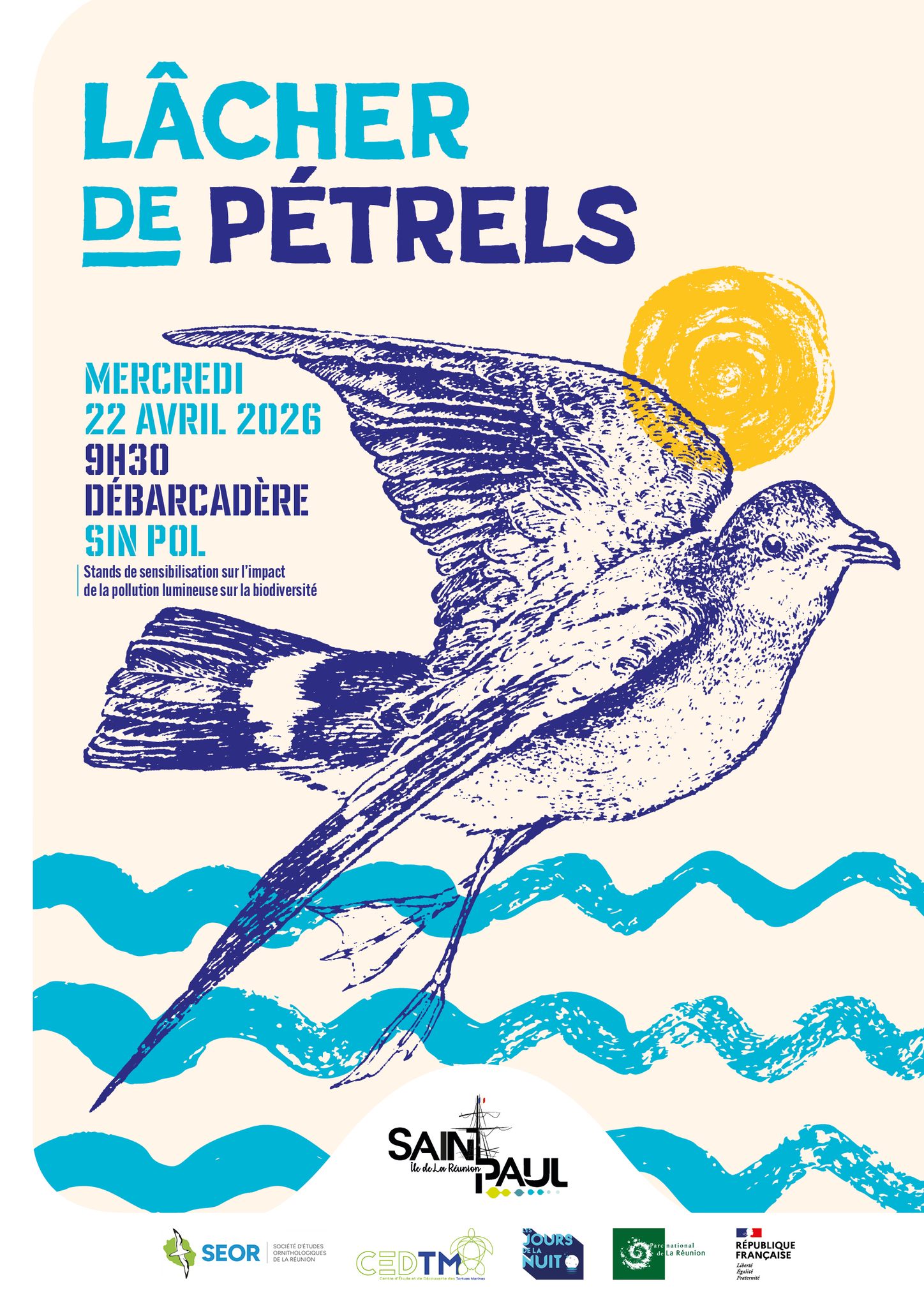 LACHER DE PETREL A SAINT-PAUL