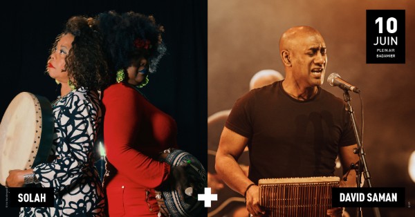 SOLAH + DAVID SAMAN EN CONCERT AU TEAT PLEIN AIR