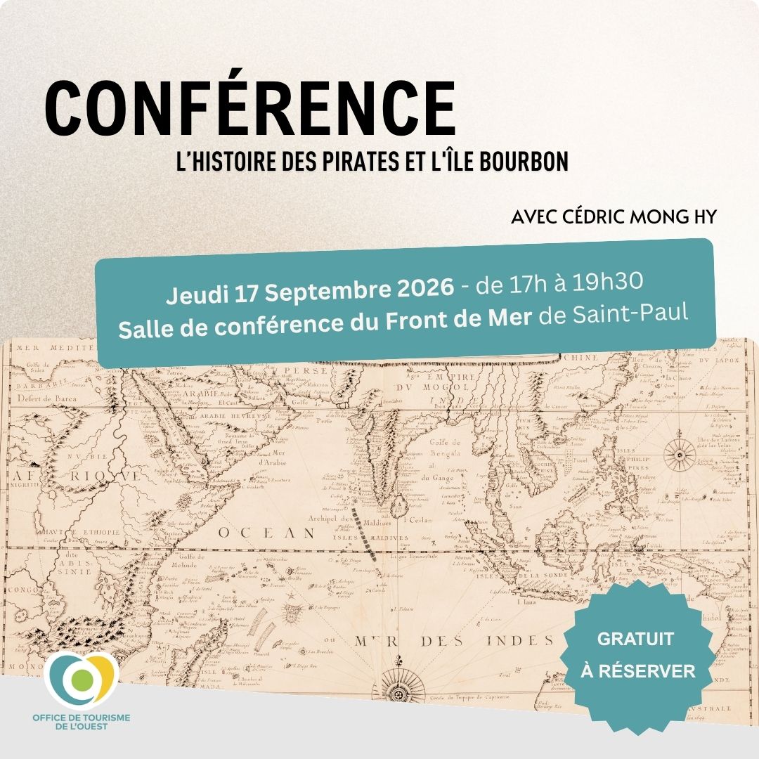 CONFÉRENCE PATRIMOINE - L'histoire des pirates et l'Île Bourbon (1694 - 1730)