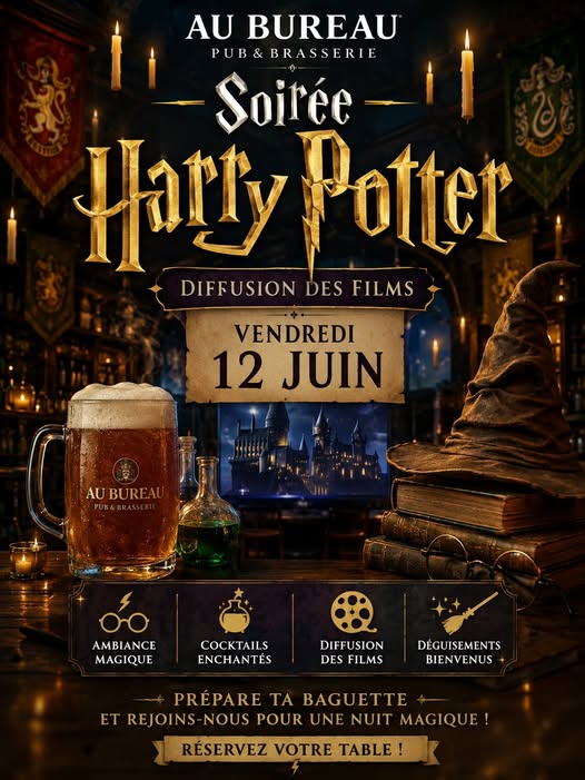 SOIREE HARRY POTTER AU BUREAU