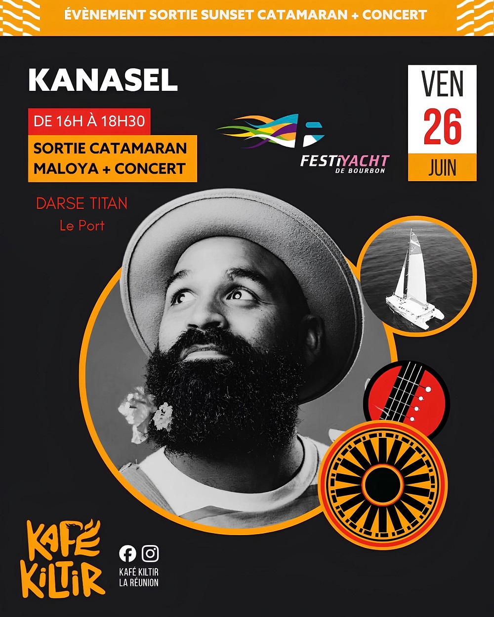 CROISIERE LIVE MUSIC BOAT  KANASEL SUR LE FESTIYACHT